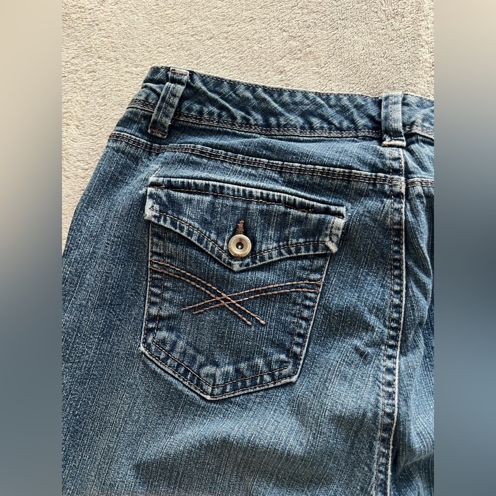 Navy Sonoma Bootcut Denim Jeans Women’s Size 16 Short - Picture 11 of 13